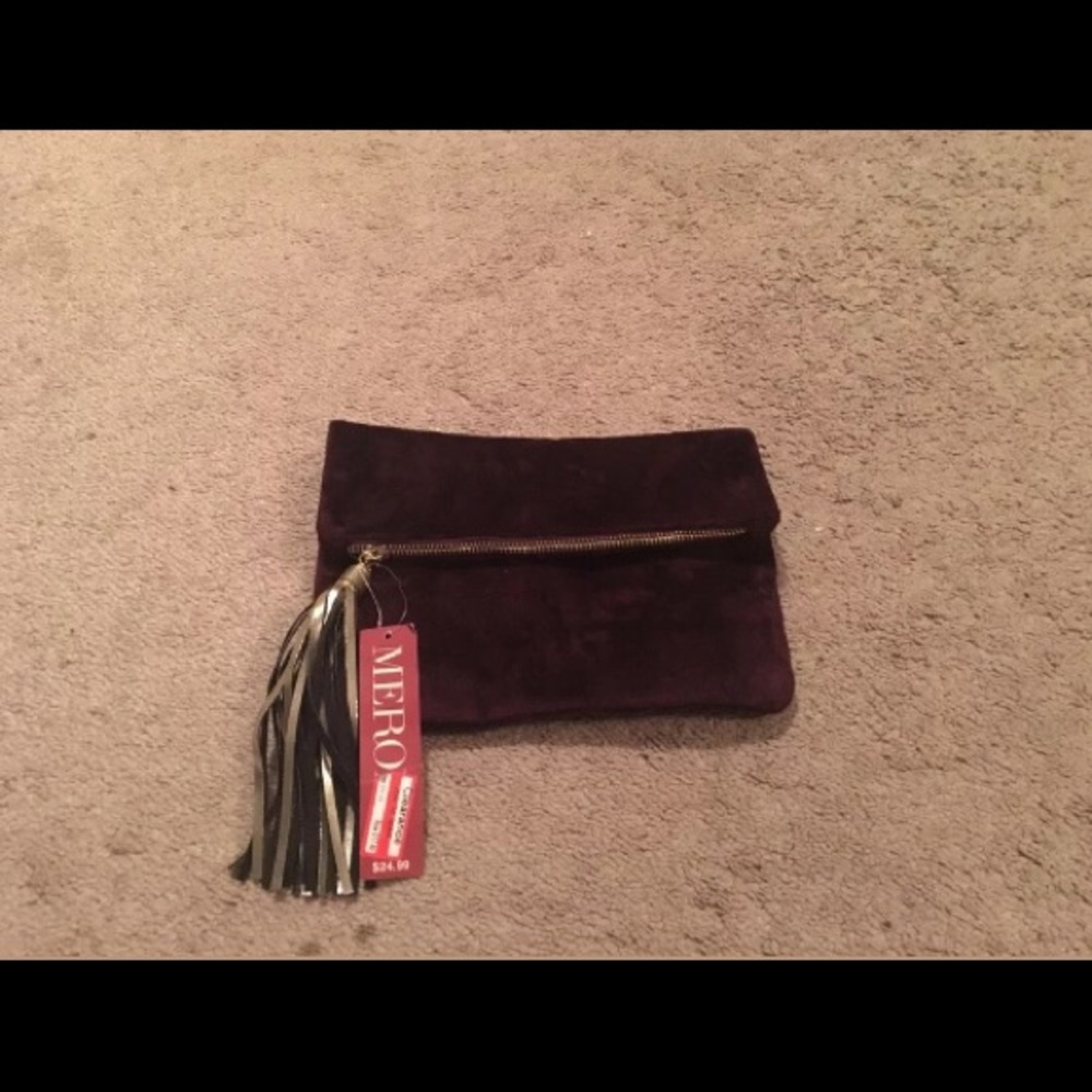 Ladie’s clutch purse purple